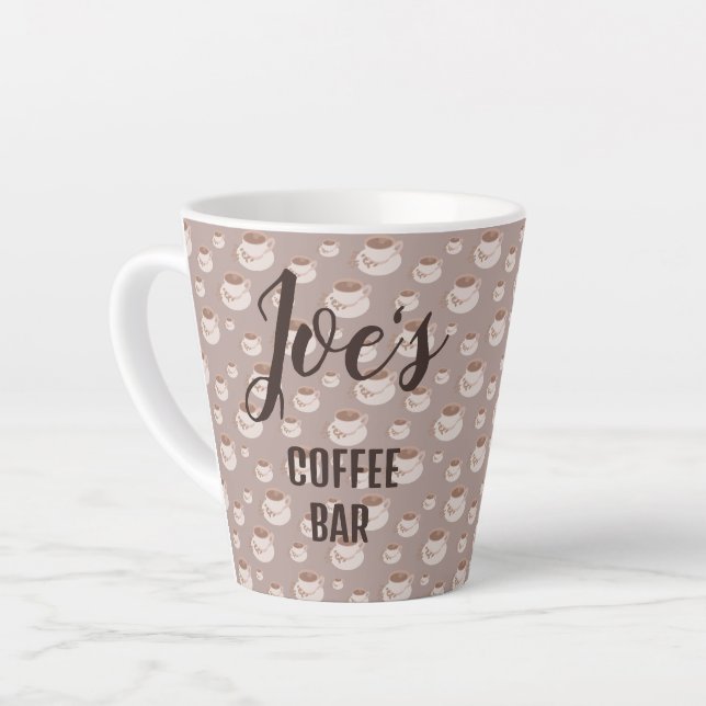 Personalized Coffee Bar Cup (Left Angle)