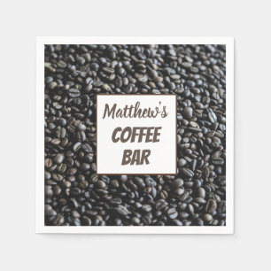 Personalized Coffee Bar Personalized Napkins