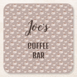 Personalized Coffee Bar Station Drink Coaster