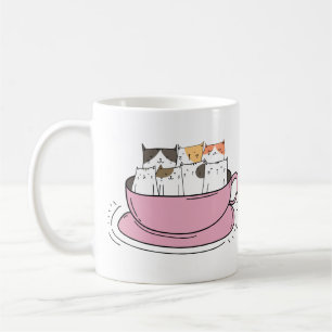 Personalized Coffee Cats Mug