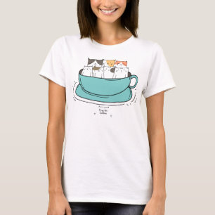 Personalized Coffee Cats T-Shirt