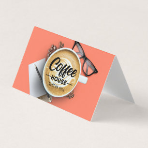 Personalized Coffee House Business Card