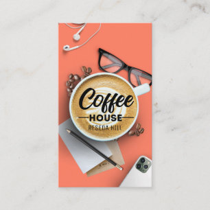 Personalized Coffee House Business Card