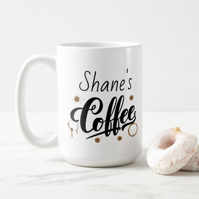 Personalized  coffee mug (With Donut)
