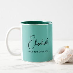 Personalized Coffee Mug Handwritten Name Text