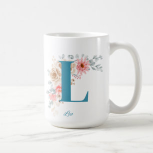Personalized Coffee Mug Letter L