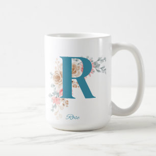 Personalized Coffee Mug Letter R