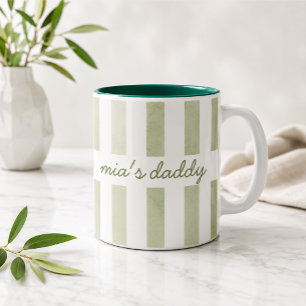 Personalized coffee mug with children's names
