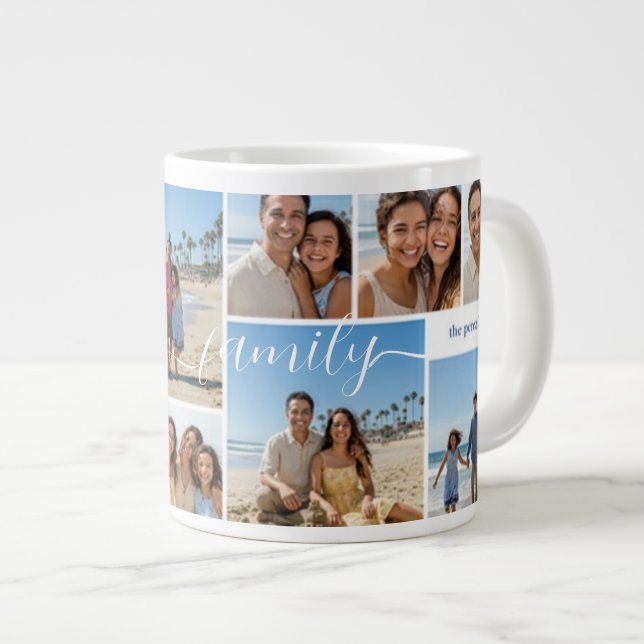 Personalized Coffee Mug with Family Memories (Front Right)