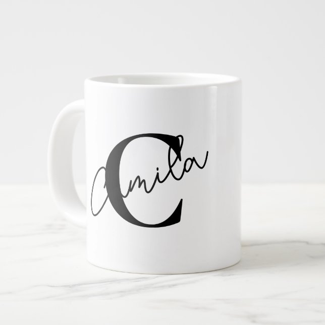 Personalized coffee mug with name (Devant gauche)