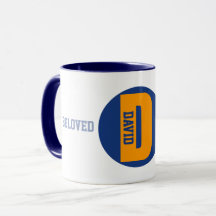 Personalized Coffee Mugs, David Name Mug