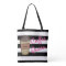 Personalized Coffee Queen Striped Tote