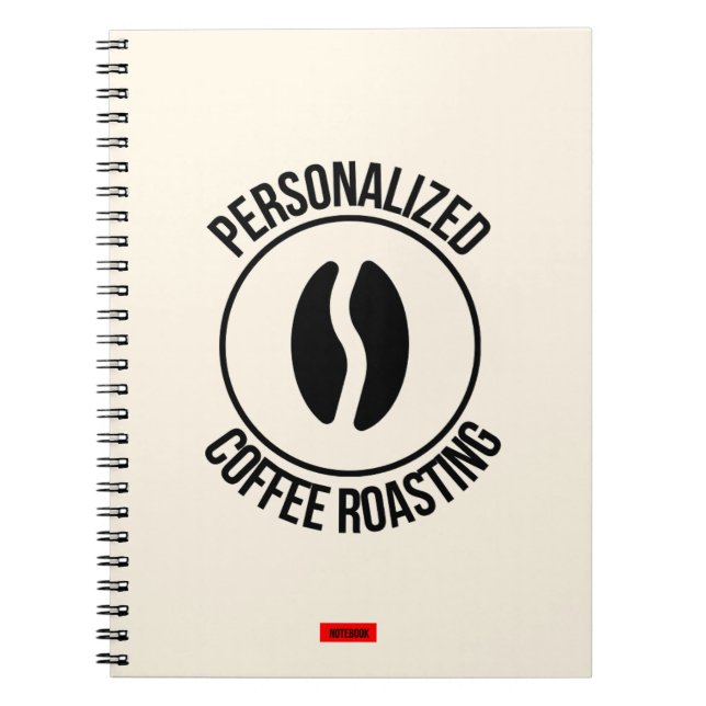 Personalized Coffee Roasting Notebook (Front)