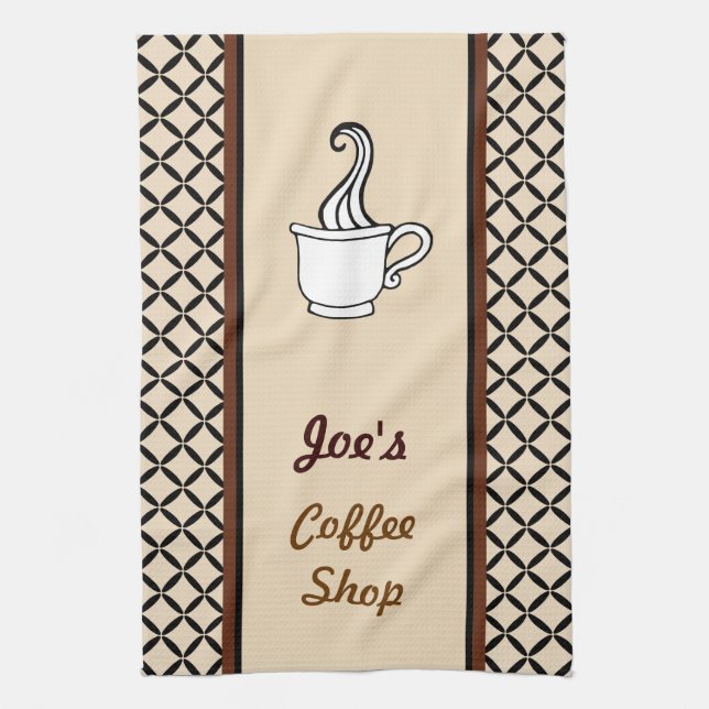 Personalized Coffee Towel (Vertical)