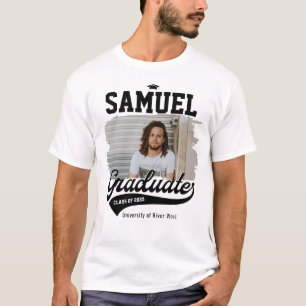 Personalized College Graduate Photo Graduation T-Shirt