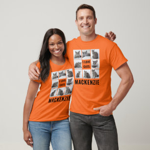 Personalized College Photos and Name Custom Unisex T-Shirt