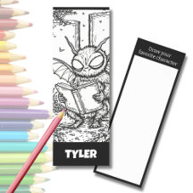 Personalized COLOR IT & DRAW Mothman