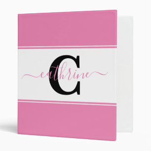 Personalized colorblock binder