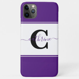 Personalized colorblock iPhone 11 pro max case