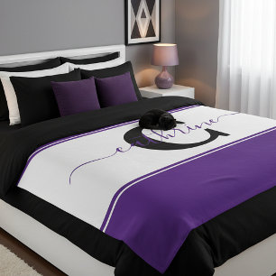 Personalized colorblock fleece blanket