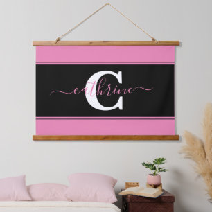 Personalized colorblock   hanging tapestry