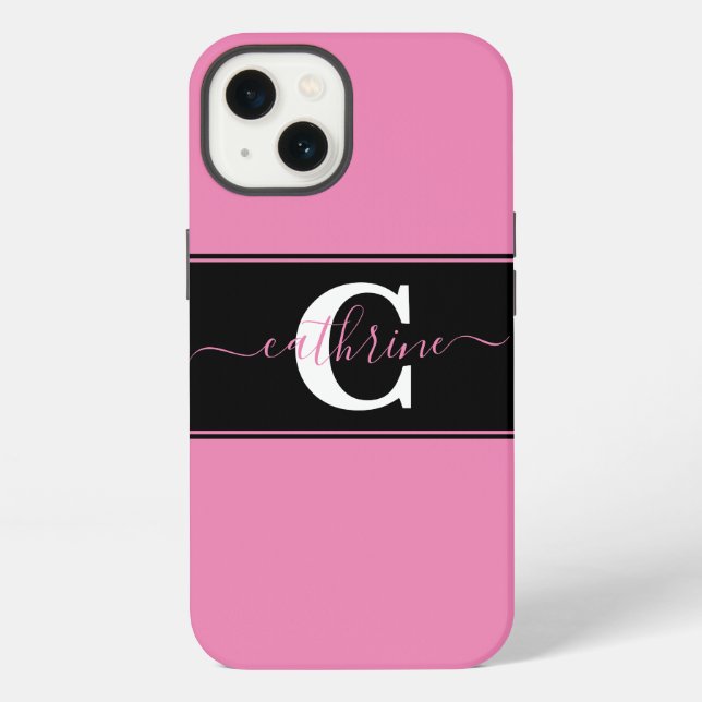 Personalized colorblock  iPhone case (Back)