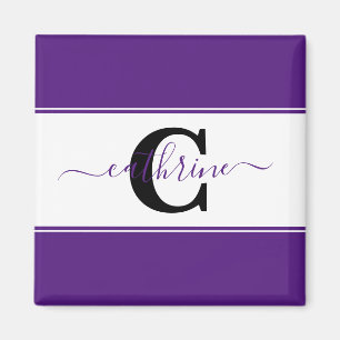 Personalized colorblock magnet