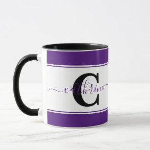 Personalized colorblock mug