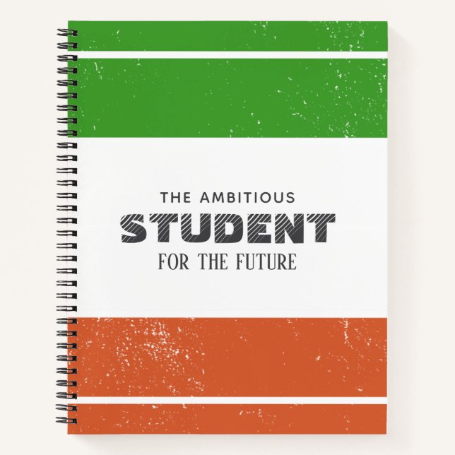 Personalized Colorblock Notebook (Front)