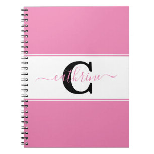 Personalized colorblock notebook