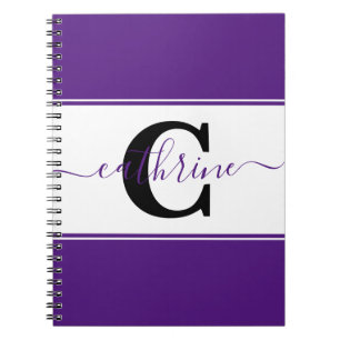 Personalized colorblock notebook