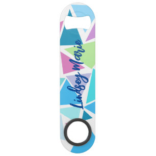 PERSONALIZED COLORFUL BOTTLE OPENER BAR KEY