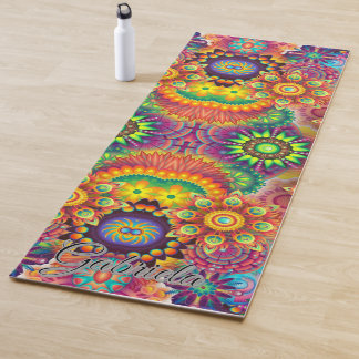 Personalized Colorful Yoga Mat – Beautiful Aesthet
