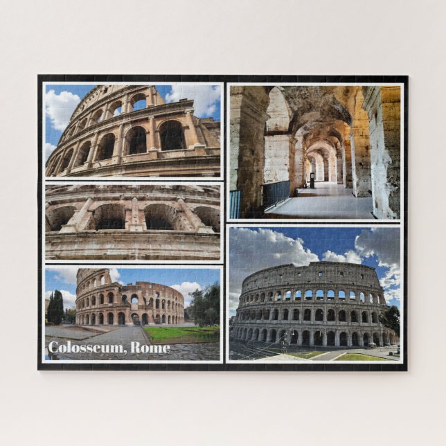 Personalized, Colosseum, Rome, Italy Jigsaw Puzzle (Horizontal)