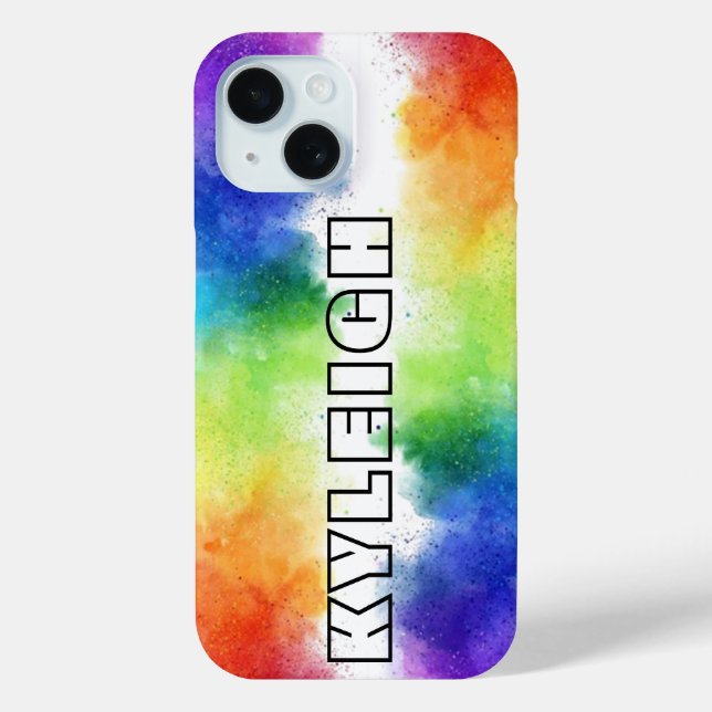 Personalized Colour Explosion Case-Mate  iPhone Case (Back)