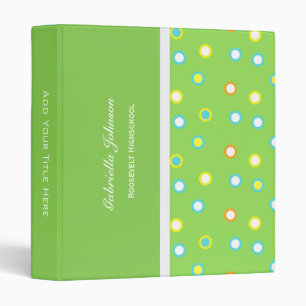 Personalized: Colour O's Binder 1