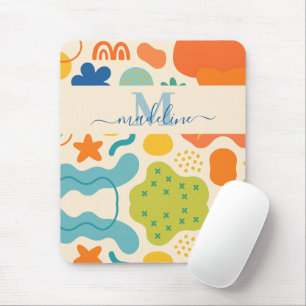 Personalized Colour Splash Abstract Mouse Pad