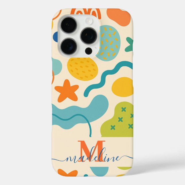 Personalized Colour Splash Abstract Phone Case (Back)