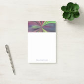 Personalized Colour Swirl of Blue, Green and Magen Post-it Notes (Office)