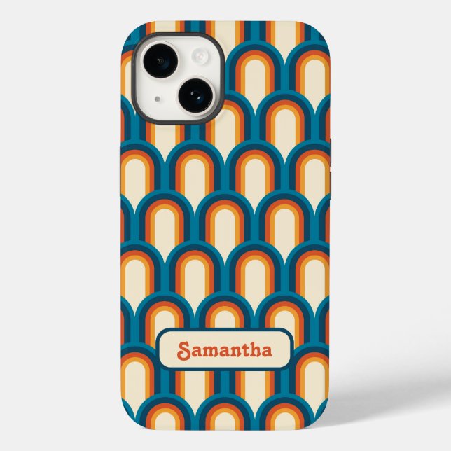 Personalized Colourful Arch Rainbow Pattern Case-Mate iPhone Case (Back)