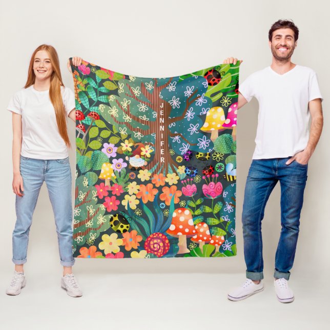 Personalized Colourful Blanket for Kids (In Situ)