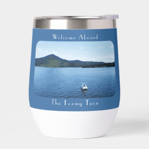 Personalized Colourful Boat Decor Pontoon Lake