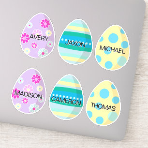 Personalized Colourful Decorated Modern Easter Egg