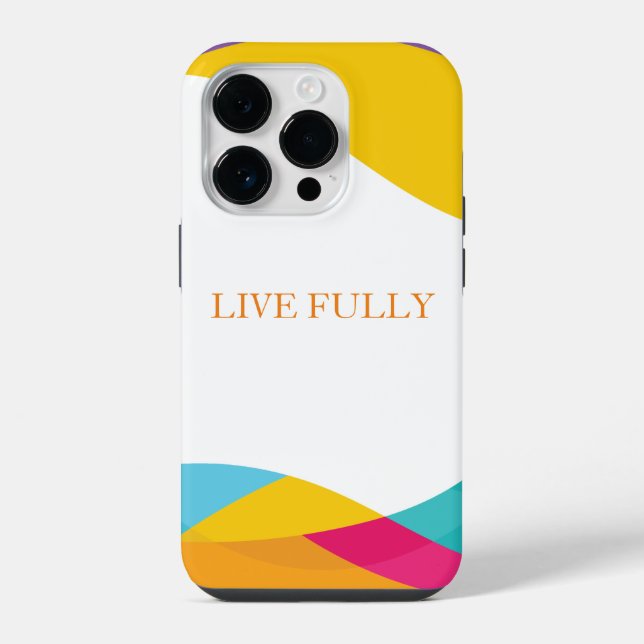 Personalized Colourful Geometric Case Iphone (Back)