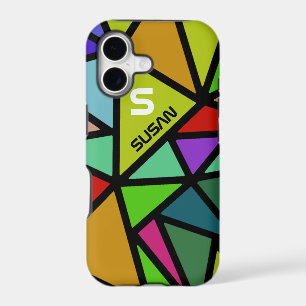 personalized colourful geometric triangles