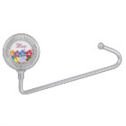 Personalized Colourful Hibiscus Purse Hanger