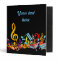 Personalized Colourful Jumbled Music Notes on