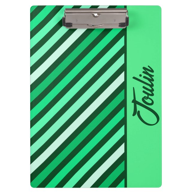 Personalized Colourful Pattern                  Clipboard (Front)