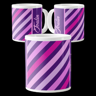 Personalized Colourful Pattern Large Coffee Mug