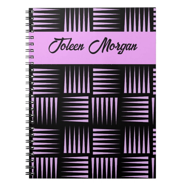 Personalized Colourful Pattern                  No Notebook (Front)